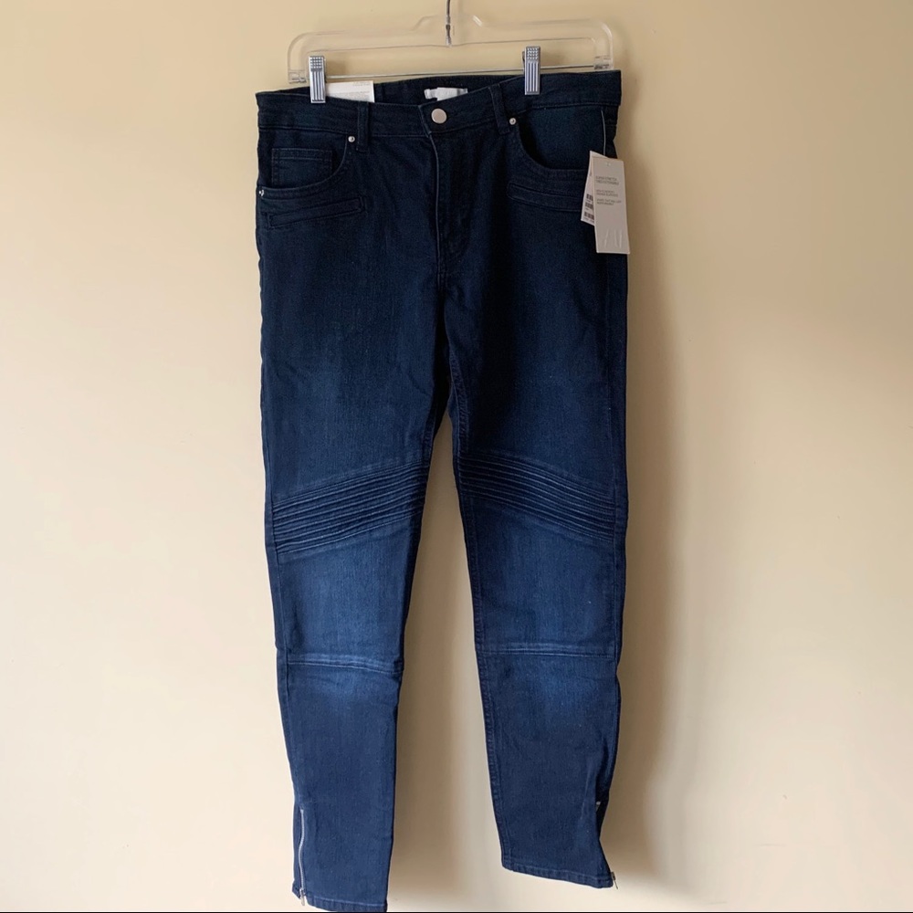 NEW - Biker Skinny Jeans size 12
